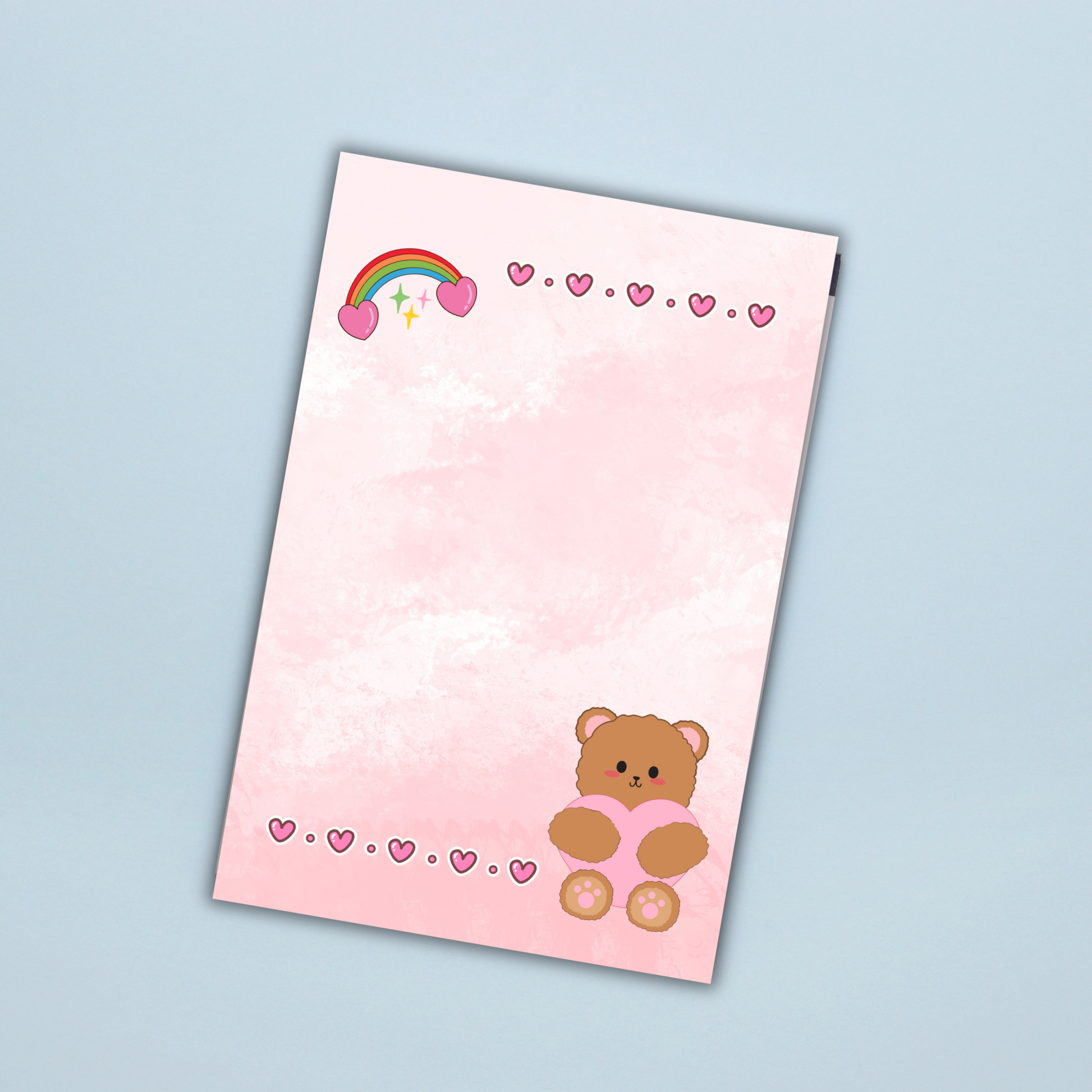 Sweetheart Bear | Compact 4x6 in Notepad with 50 Pages Sunny Sky Studio