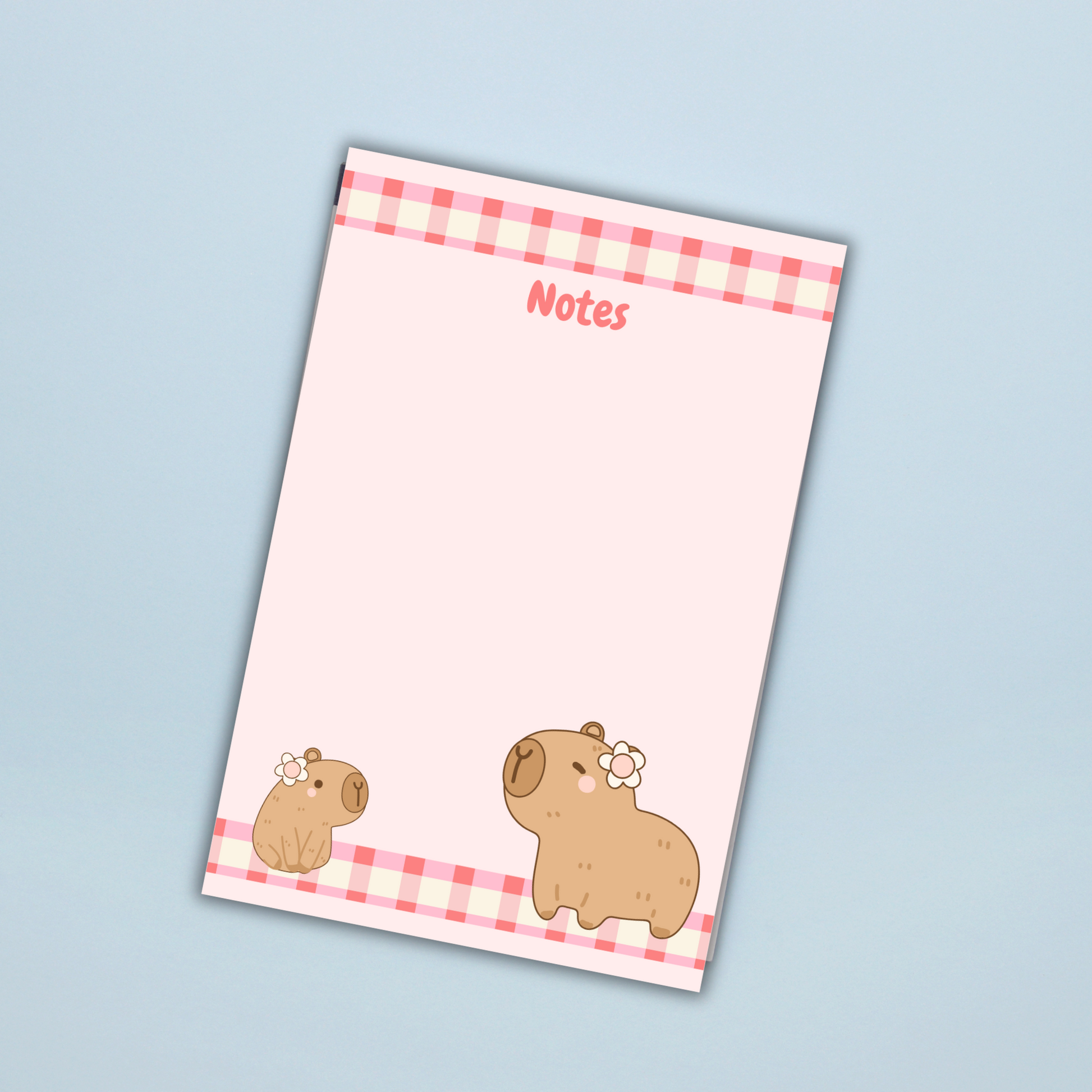 Chill Capy Notes | Compact 4x6 in Notepad with 50 Pages Sunny Sky Studio