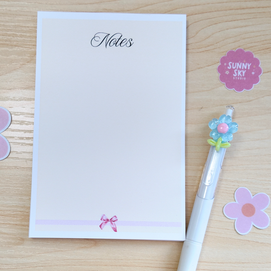 Today’s Thoughts | Compact 4x6 in Notepad with 50 Pages - weekly planner notepad Sunny Sky Studio