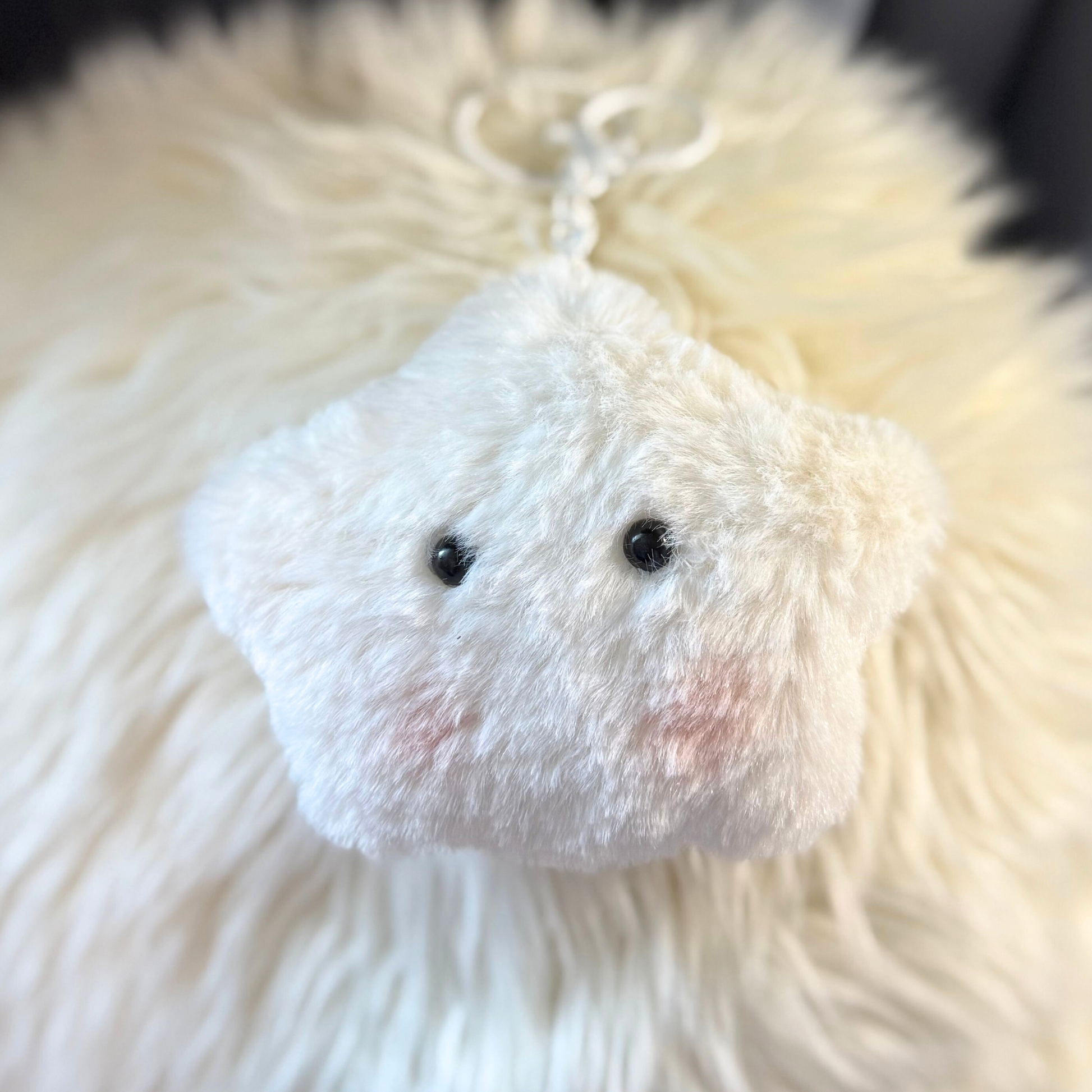 Kawaii Plush Keychain - WHITE STAR Sunny Sky Studio