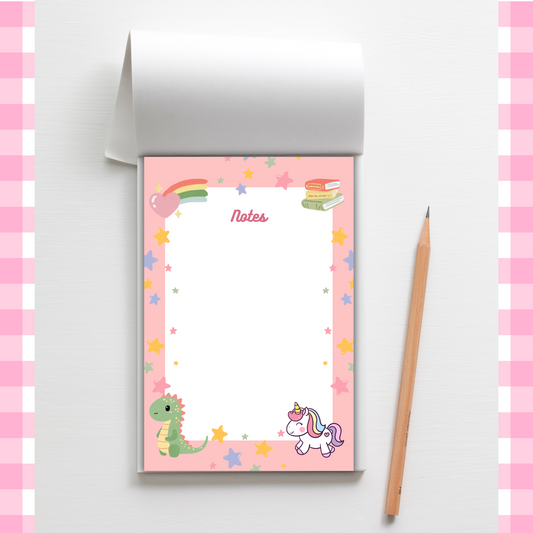 Pastel Pony | Compact 4x6 in Notepad with 50 Pages Sunny Sky Studio