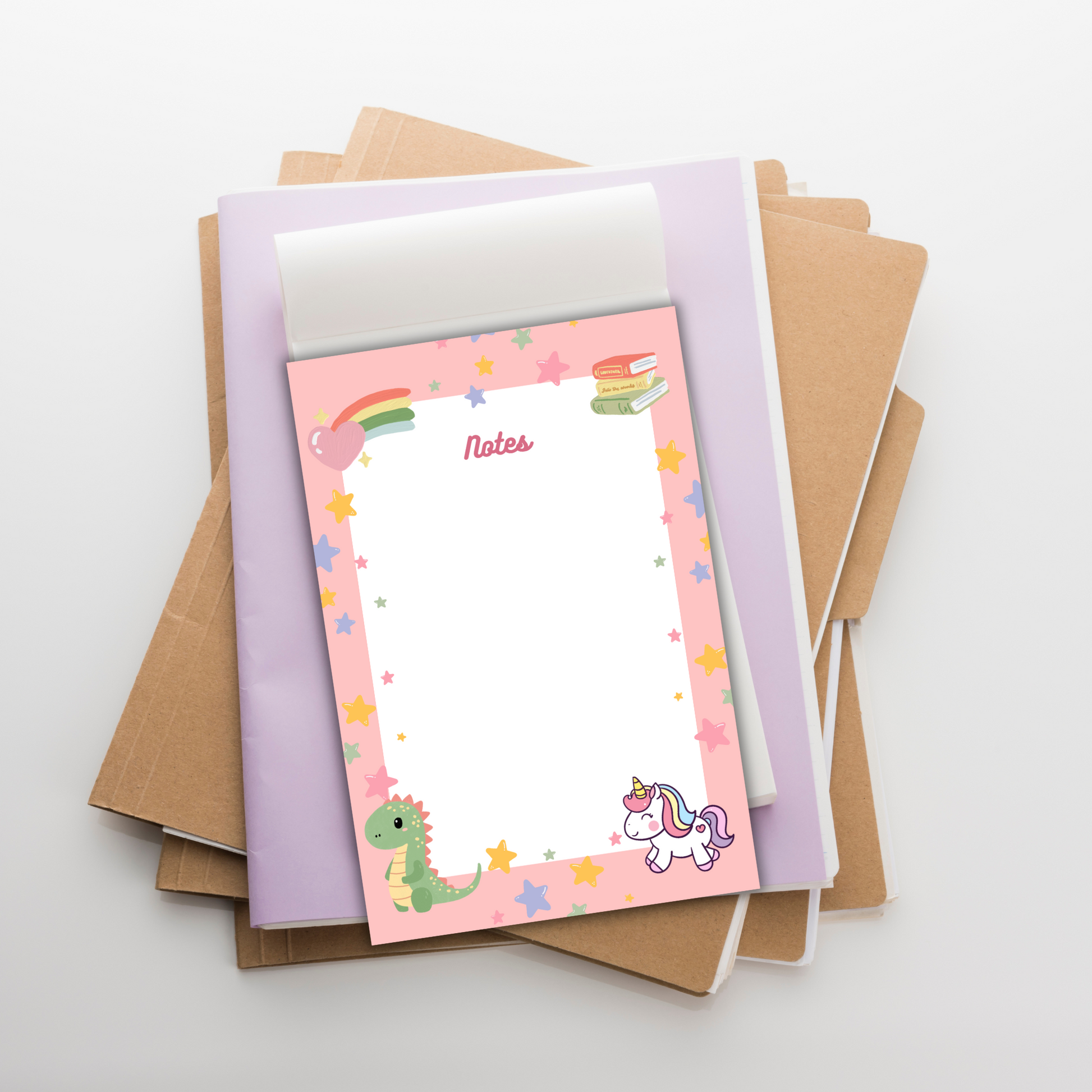 Pastel Pony | Compact 4x6 in Notepad with 50 Pages Sunny Sky Studio