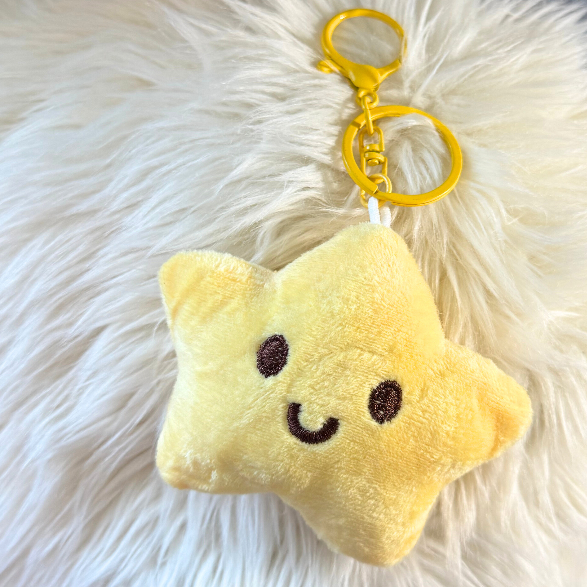 Kawaii Plush Keychain - YELLOW STAR Sunny Sky Studio