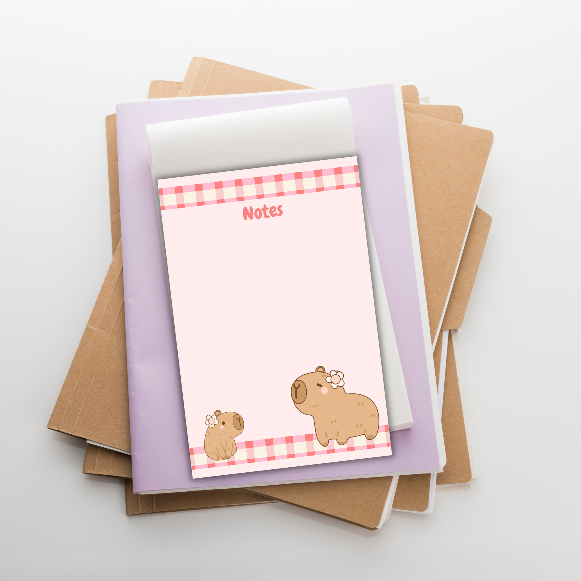 Chill Capy Notes | Compact 4x6 in Notepad with 50 Pages Sunny Sky Studio