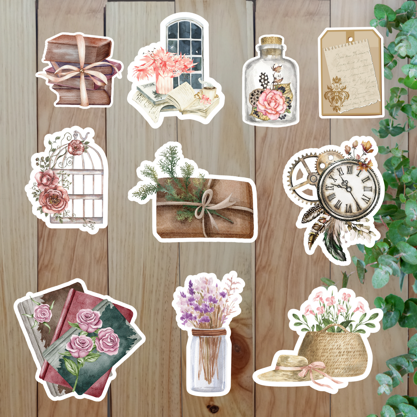 Retro Vibes Stickers (20 Pieces) Sunny Sky Studio