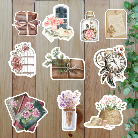 Retro Vibes Stickers (20 Pieces) Sunny Sky Studio