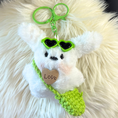 Kawaii Plush Keychain - BEAR LOVE Sunny Sky Studio