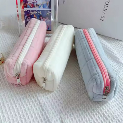 Luxury Fabric Pen Holder – Zipper Pencil Case Sunny Sky Studio