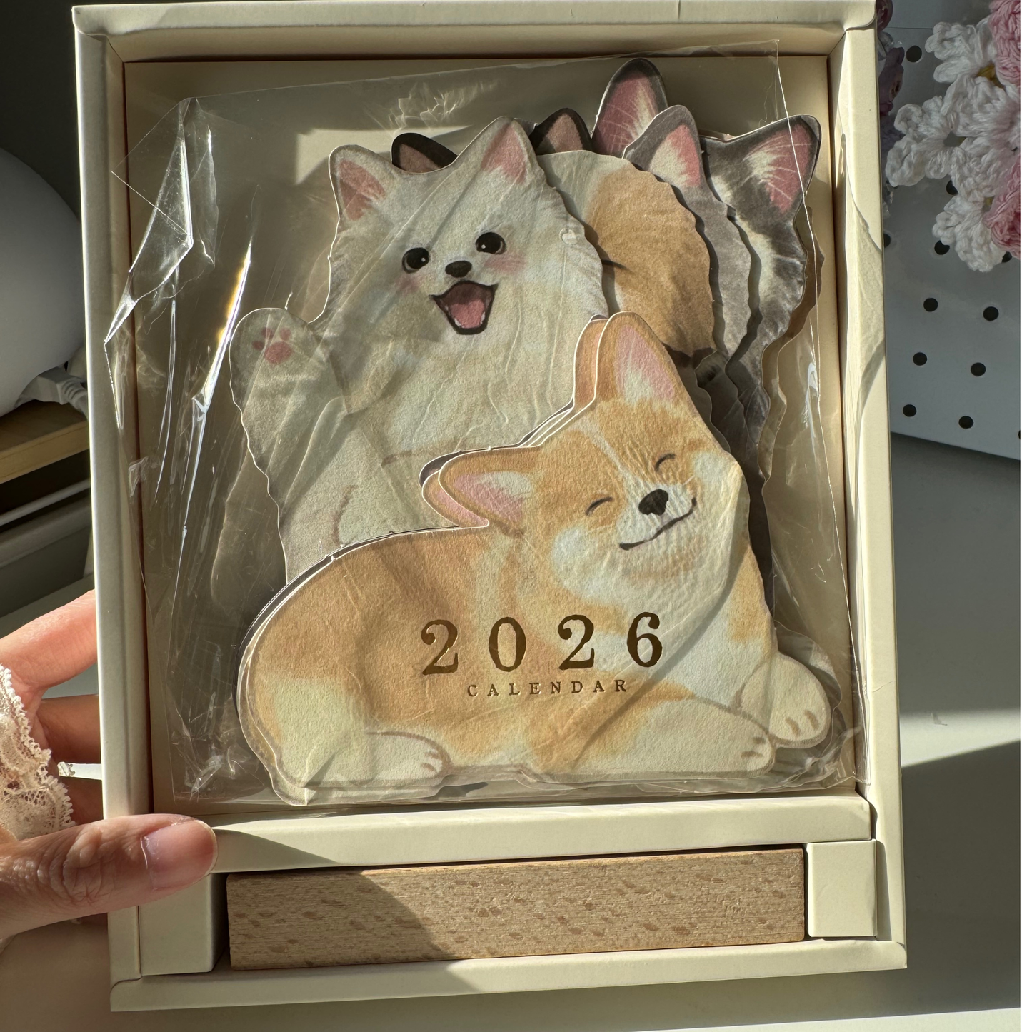 3D Dogs Desk Calendar Sunny Sky Studio
