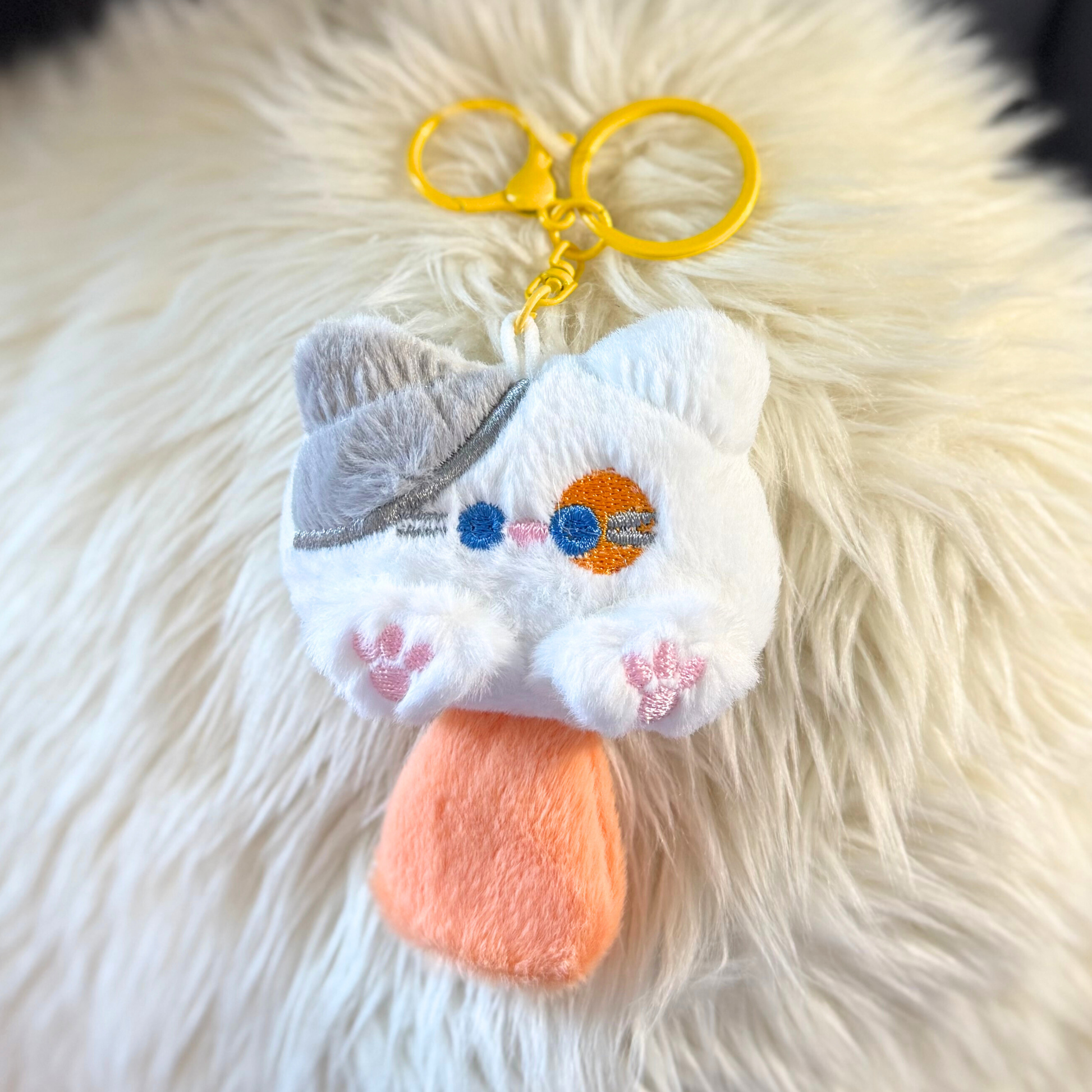Kawaii Plush Keychain - ORGANGE CAT Sunny Sky Studio