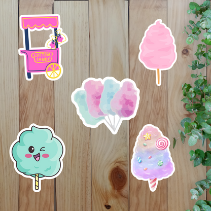 Sweet Cotton Candy Stickers (20-Piece) Sunny Sky Studio