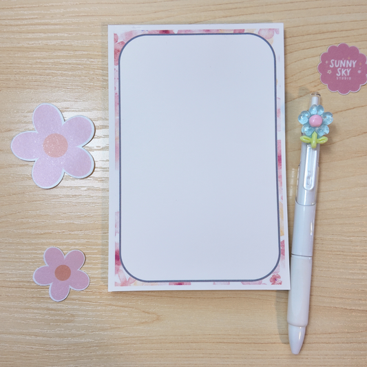 EasyText | Compact 4x6 in Notepad with 50 Pages - Daily Checklist Sunny Sky Studio