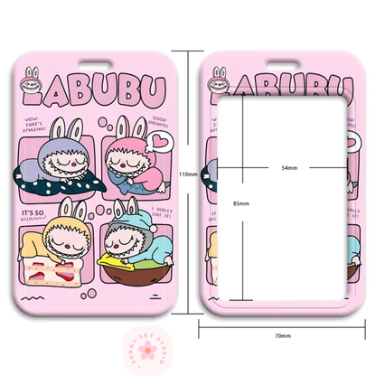 Kawaii Card Holder Keychain, Phone Strap Lanyard for ID, Cards & Keys 1 Sunny Sky Studio