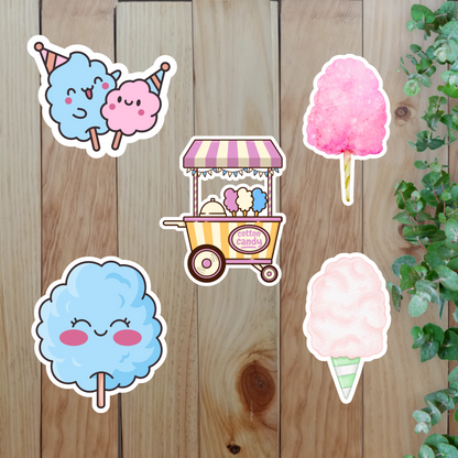 Sweet Cotton Candy Stickers (20-Piece) Sunny Sky Studio