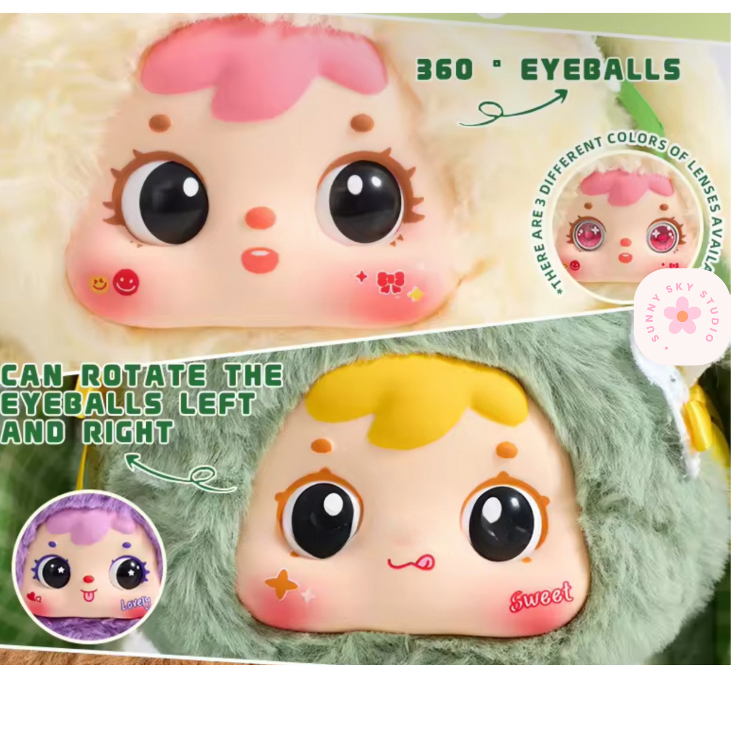 Cute Plush Kawaii Keychain Blind Box Sunny Sky Studio