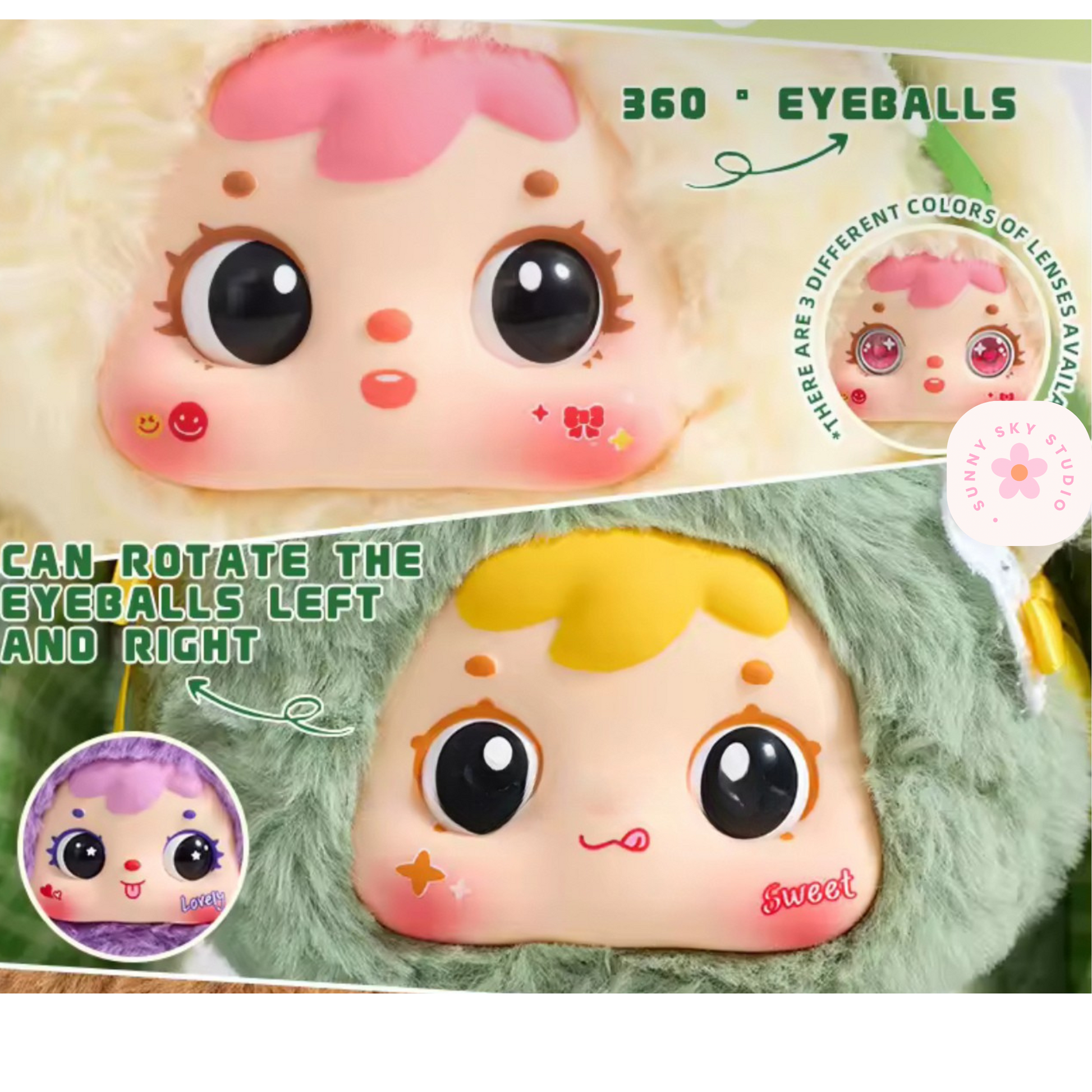 Cute Plush Kawaii Keychain Blind Box Sunny Sky Studio