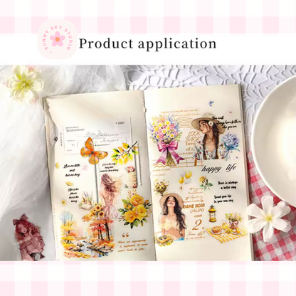 4 Rolls Decorative PET Tape Set Sunny Sky Studio