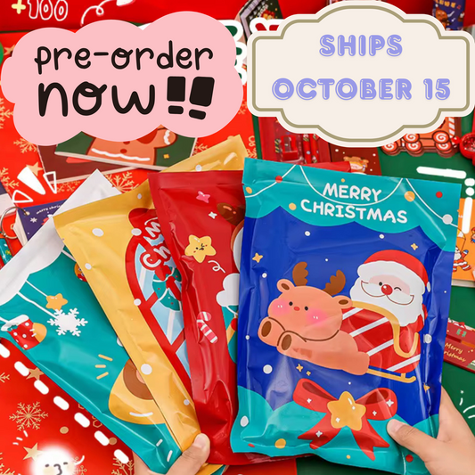 Christmas Stationery Blind Bag – Holiday Surprise Pack, Preorder Ships October 15 Sunny Sky Studio