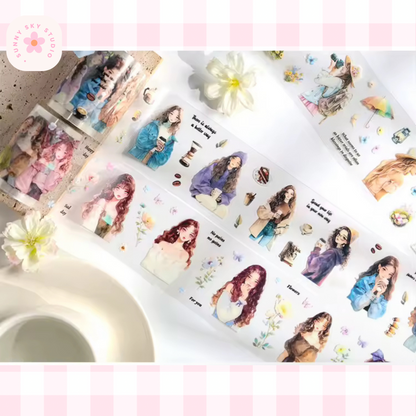 4 Rolls Decorative PET Tape Set Sunny Sky Studio