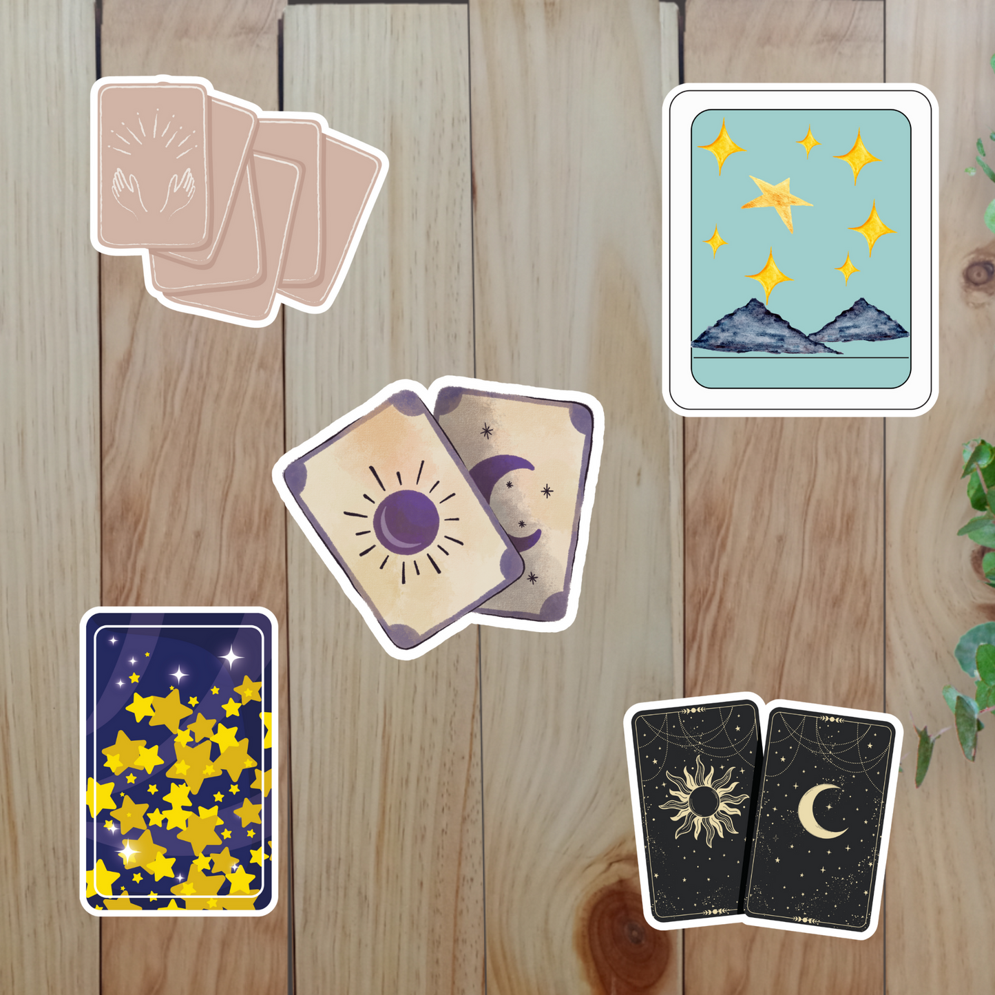 Tarot Card Stickers (20-Piece) Sunny Sky Studio