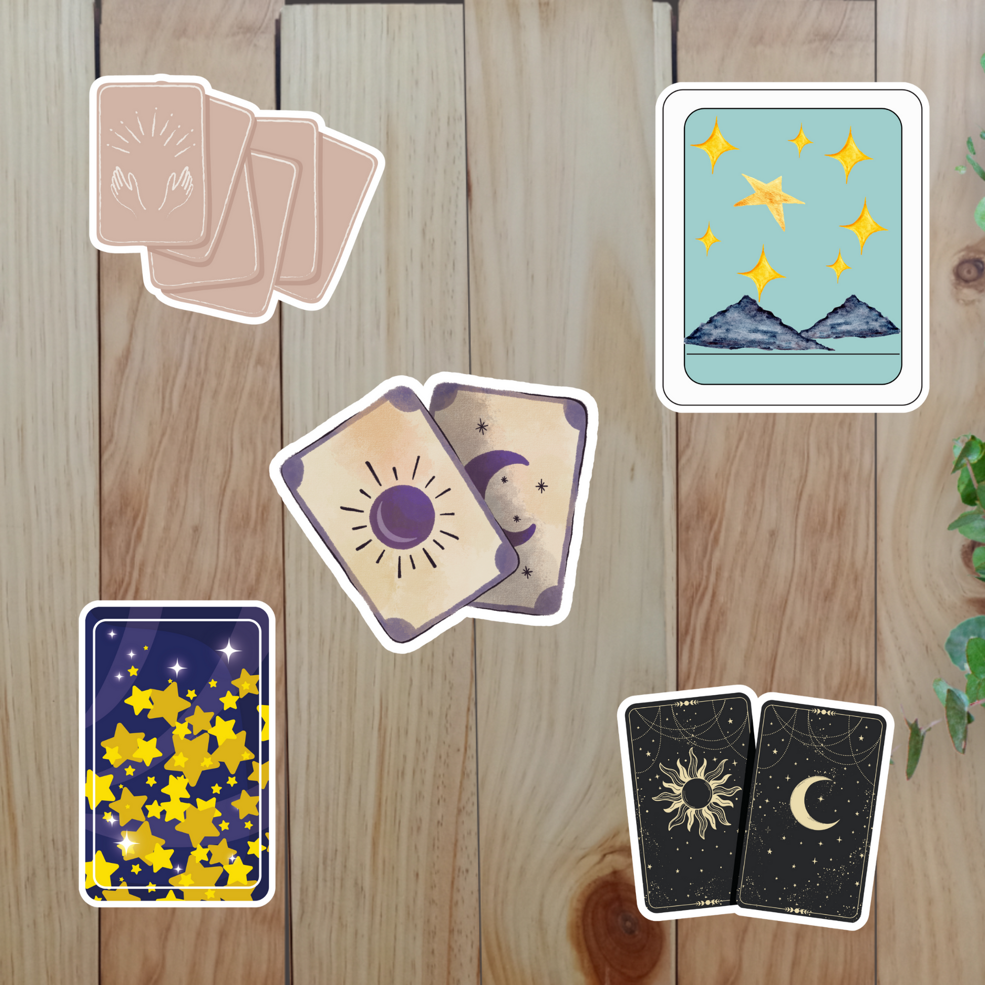 Tarot Card Stickers (20-Piece) Sunny Sky Studio