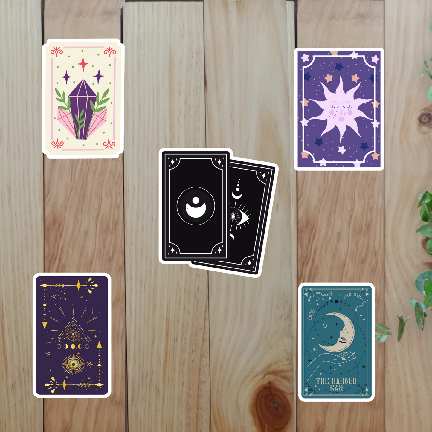 Tarot Card Stickers (20-Piece) Sunny Sky Studio