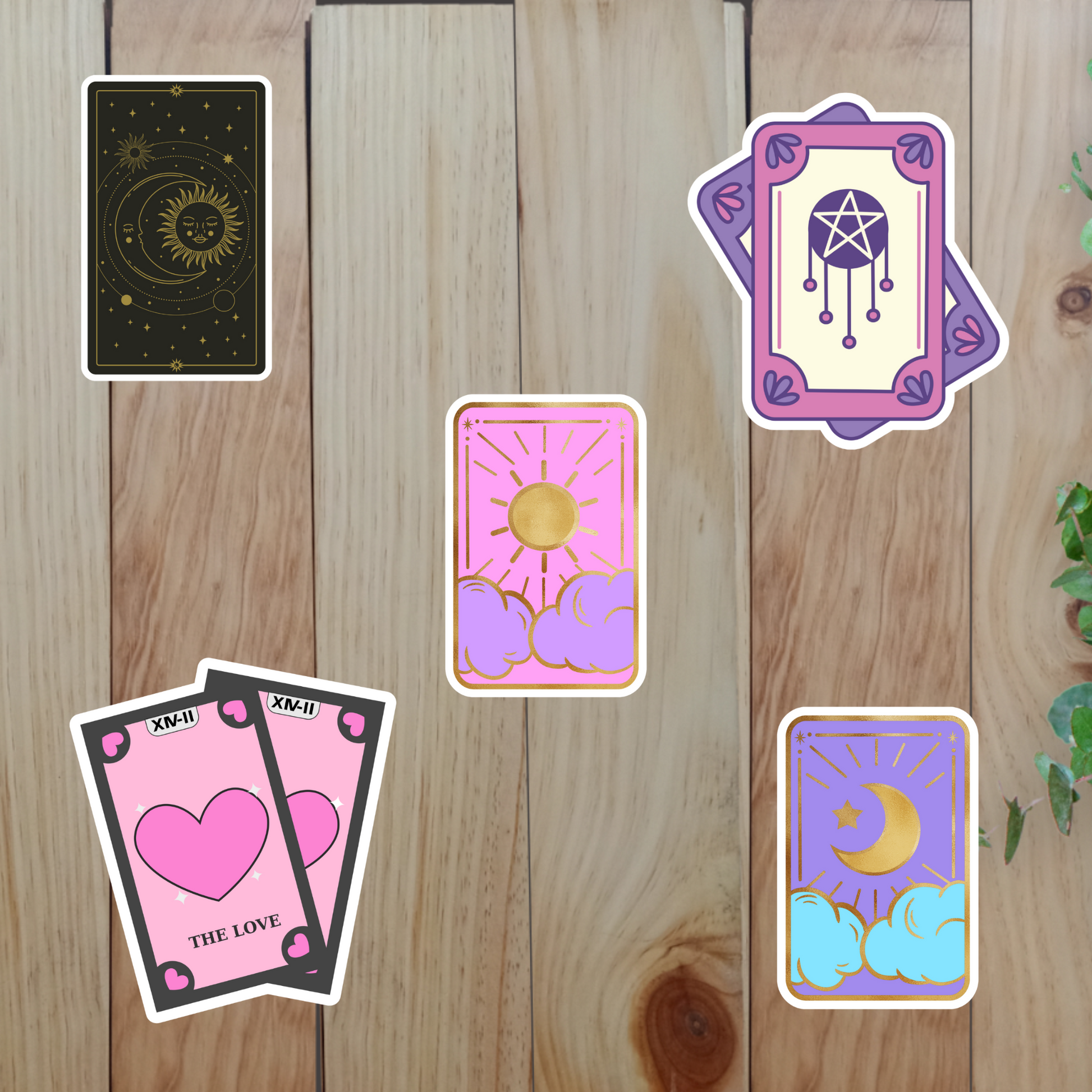 Tarot Card Stickers (20-Piece) Sunny Sky Studio
