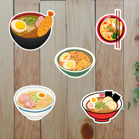 Ramen Stickers (20-Piece) Sunny Sky Studio