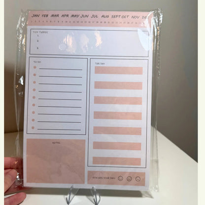 7-Piece Sticky & Planner Set - goal planner Sunny Sky Studio