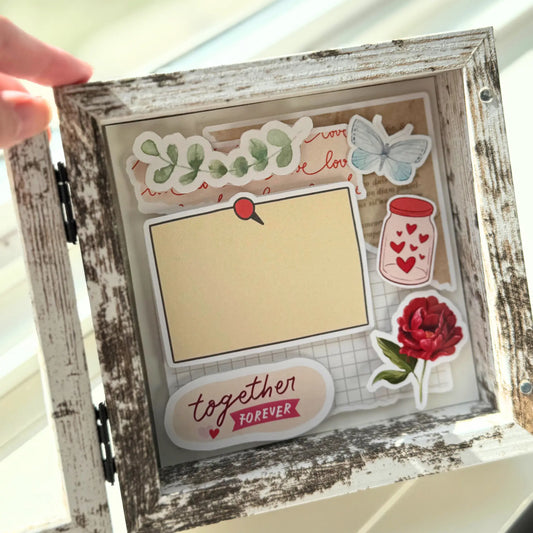 Love Story Shadow Box Sunny Sky Studio