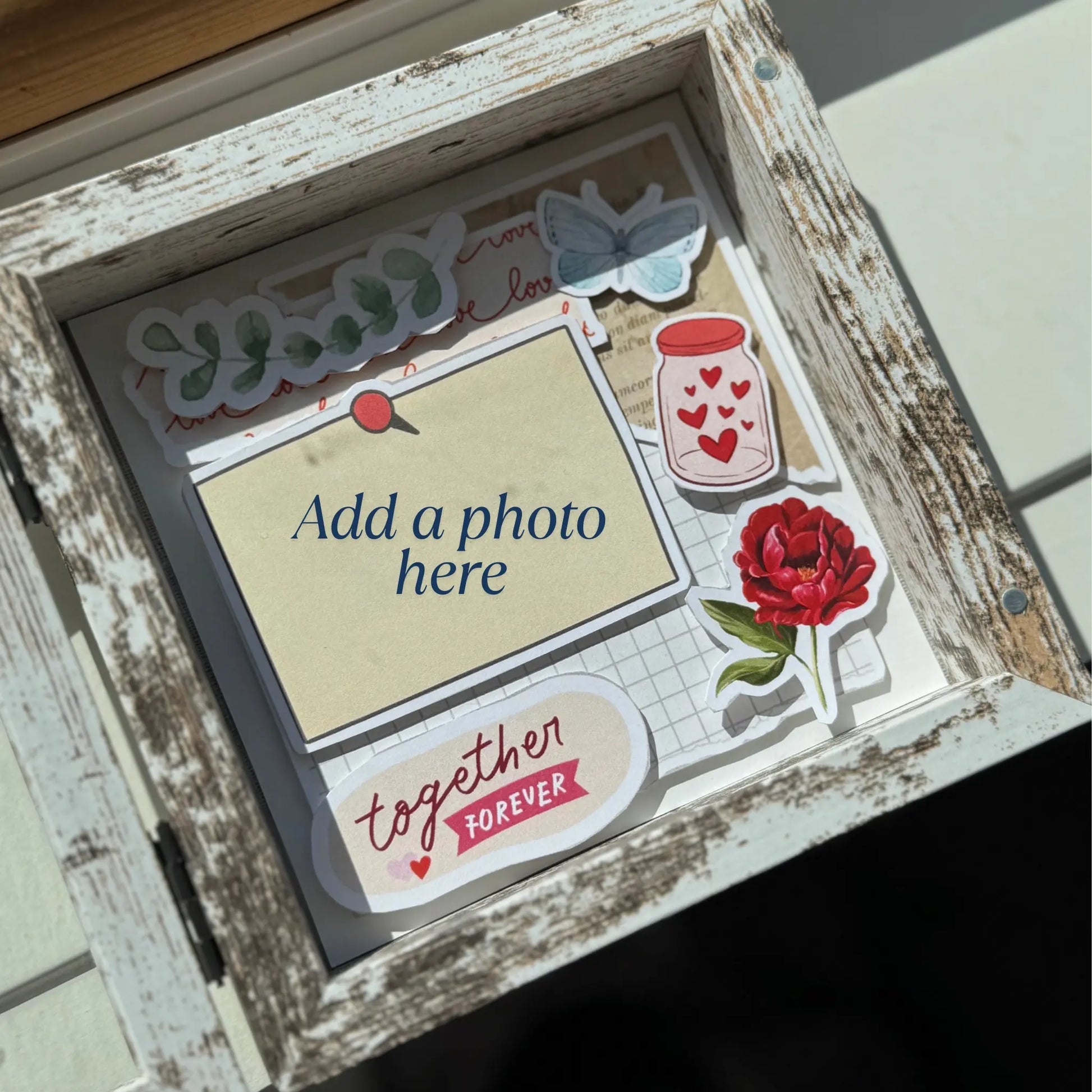 Love Story Shadow Box Sunny Sky Studio