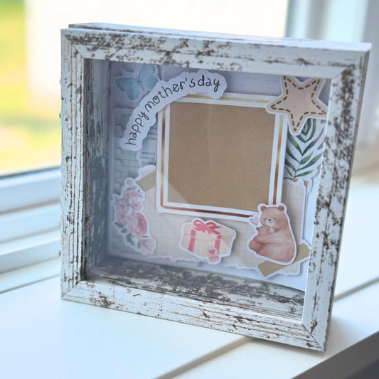 Love Mom Shadow Box Sunny Sky Studio