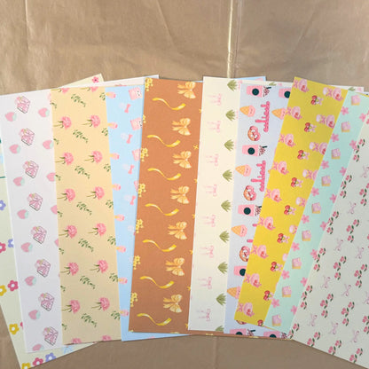 Scrapbook Paper Set – 20 Sheets, 10 Unique Designs Sunny Sky Studio