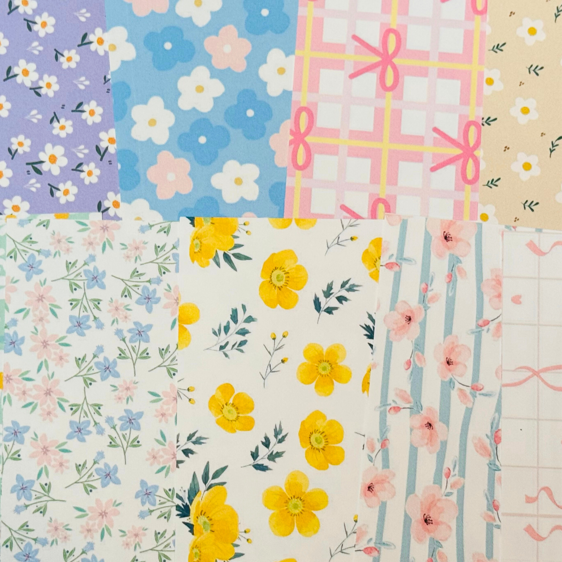 Scrapbook Paper Set 1 – 20 Sheets, 10 Unique Designs Sunny Sky Studio