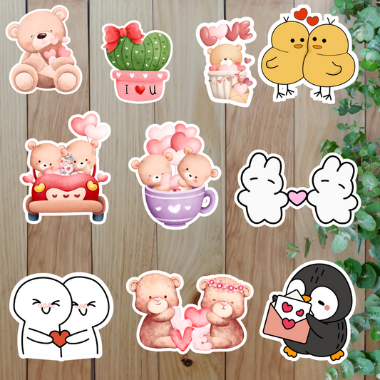 Sweet Love Sticker Pack 20-Piece Sunny Sky Studio